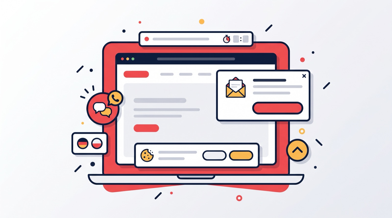 Віджети вітрини в Turboshop: стрічка, попапи, cookie-банер і контакти без розробника